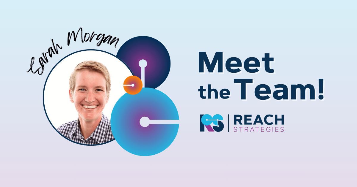 Meet the REACH Strategies team banner for Sarah Morgan